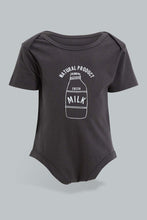 Load image into Gallery viewer, Redtag-White-And-Black-Mono-Chrome-5-Piece-Pack-Body-Suit-Bodysuits-Baby-0 to 12 Months

