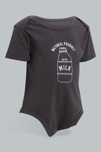 Load image into Gallery viewer, Redtag-White-And-Black-Mono-Chrome-5-Piece-Pack-Body-Suit-Bodysuits-Baby-0 to 12 Months
