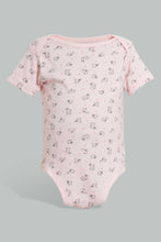 Load image into Gallery viewer, Redtag-Pink-Bunny-5-Piece-Pack-Body-Suit-Bodysuits-Baby-0 to 12 Months
