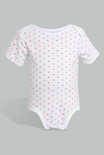 Load image into Gallery viewer, Redtag-Pink-Bunny-5-Piece-Pack-Body-Suit-Bodysuits-Baby-0 to 12 Months
