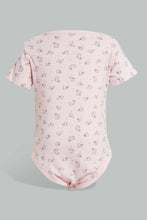 Load image into Gallery viewer, Redtag-Pink-Bunny-5-Piece-Pack-Body-Suit-Bodysuits-Baby-0 to 12 Months
