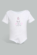 Load image into Gallery viewer, Redtag-Pink-Bunny-5-Piece-Pack-Body-Suit-Bodysuits-Baby-0 to 12 Months
