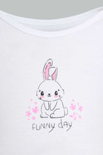 Load image into Gallery viewer, Redtag-Pink-Bunny-5-Piece-Pack-Body-Suit-Bodysuits-Baby-0 to 12 Months
