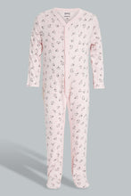 Load image into Gallery viewer, Redtag-Pink-Bunny-3-Piece-Pack-Sleep-Suit-Sleepsuits-Baby-0 to 12 Months
