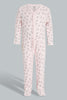 Redtag-Pink-Bunny-3-Piece-Pack-Sleep-Suit-Sleepsuits-Baby-0 to 12 Months