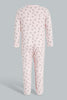 Redtag-Pink-Bunny-3-Piece-Pack-Sleep-Suit-Sleepsuits-Baby-0 to 12 Months