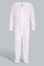 Load image into Gallery viewer, Redtag-Pink-Bunny-3-Piece-Pack-Sleep-Suit-Sleepsuits-Baby-0 to 12 Months
