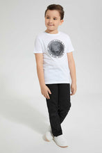 Load image into Gallery viewer, Redtag-White-Rubber-Tiger-Print-T-Shirt-Graphic-Prints-Boys-2 to 8 Years
