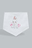 Pink And White Bunny Bib Set (2 Piece)