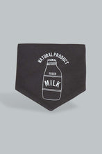 Load image into Gallery viewer, White And Black I Love Milk Bib Set (2 Piece)
