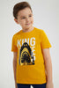 Redtag-Yellow-Sequin-Shark-T-Shirt-All-Over-Prints-Boys-2 to 8 Years