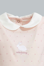 تنزيل الصورة على معرض الصور، Redtag-Pink-Peterpan-Collar-Bunnt-Dress-Dresses-Baby-0 to 12 Months
