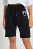 Black Placement Lounge Short