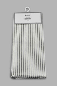 Redtag-Assorted--Stripe-Tea-Towel-Set-(3-Piece)-Kitchen-Towels-Home-Dining-
