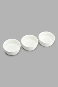 Redtag-White-Round-Bowl-With-Bamboo-Tray-(3-Piece)-Serving-Bowls-Home-Dining-