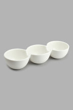 تنزيل الصورة على معرض الصور، Redtag-White-Round-Bowl-With-Bamboo-Tray-(1-Piece)-Serving-Bowls-Home-Dining-
