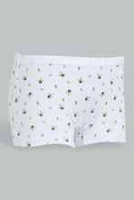 Load image into Gallery viewer, Redtag-White-Floral/Yellow-Boxer-Brief-(2Pack)-365,-Character,-Colour:Assorted,-Filter:Senior-Girls-(9-to-14-Yrs),-GSR-Briefs,-New-In,-New-In-GSR,-Non-Sale,-Section:Kidswear-Senior-Girls-9 to 14 Years
