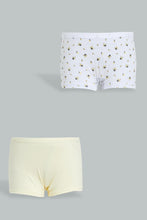 Load image into Gallery viewer, Redtag-White-Floral/Yellow-Boxer-Brief-(2Pack)-365,-Character,-Colour:Assorted,-Filter:Senior-Girls-(9-to-14-Yrs),-GSR-Briefs,-New-In,-New-In-GSR,-Non-Sale,-Section:Kidswear-Senior-Girls-9 to 14 Years
