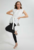 Redtag-White-Textured-Top-With-Belt-Tops-Women's-