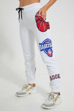 Load image into Gallery viewer, Redtag-White-Alover-Printed-Jogger-Joggers-Women&#39;s-
