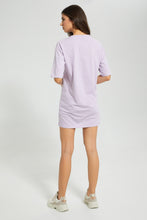 تنزيل الصورة على معرض الصور، Redtag-Lilac-Jasmine-Long-Line-Character-T-Shirt-Active-Tees-Women&#39;s-
