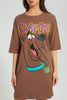 Redtag-Brown-Scooby-Doo-Long-Line-Character-T-Shirt-Graphic-Prints-Women's-