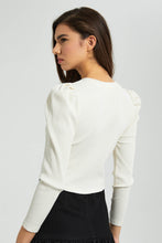 تنزيل الصورة على معرض الصور، Redtag-Beige-Puff-Sleeve-Detail-Button-Front-Top-Tops-Women&#39;s-
