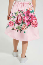 Load image into Gallery viewer, Redtag-Pink-Printed-Skirt-Colour:Pink,-Filter:Girls-(2-to-8-Yrs),-Girls-Skirts,-New-In,-New-In-GIR,-Non-Sale,-S22B,-Section:Kidswear-Girls-2 to 8 Years
