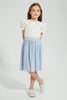 Redtag-Blue-Pleated-Knit-Skirt-Colour:Blue,-Filter:Girls-(2-to-8-Yrs),-Girls-Skirts,-New-In,-New-In-GIR,-Non-Sale,-S22B,-Section:Kidswear-Girls-2 to 8 Years