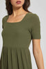 Redtag-Olive-Tiered-Midi-Dress-Colour:Olive,-Filter:Women's-Clothing,-New-In,-New-In-Women,-Non-Sale,-S22B,-Section:Women,-Women-Dresses-Women's-