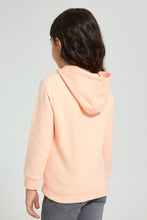 Load image into Gallery viewer, Redtag-Peach-Embroideredellished-SweaT-Shirt-Sweatshirts-Girls-2 to 8 Years
