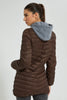 Redtag-Brown-Padded-Jacket-With-Hoodie-Colour:Brown,-Filter:Women's-Clothing,-New-In,-New-In-Women,-Non-Sale,-S22A,-Section:Women,-Women-Jackets-Women's-