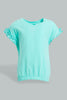 Redtag-Mint-Elasticated-Hem-Jersey-Top-Colour:Mint,-Filter:Infant-Girls-(3-to-24-Mths),-Infant-Girls-Blouses,-New-In,-New-In-ING,-Non-Sale,-S22B,-Section:Kidswear-Infant-Girls-3 to 24 Months