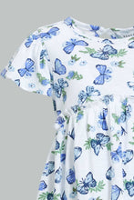 تنزيل الصورة على معرض الصور، Redtag-Multi-Colour-Woven-Knit-Embroideredroidered-Printed-Jersey-Top-Blouses-Infant-Girls-3 to 24 Months
