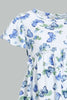 Redtag-Multi-Colour-Woven-Knit-Embroideredroidered-Printed-Jersey-Top-Blouses-Infant-Girls-3 to 24 Months