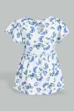 تنزيل الصورة على معرض الصور، Redtag-Multi-Colour-Woven-Knit-Embroideredroidered-Printed-Jersey-Top-Blouses-Infant-Girls-3 to 24 Months
