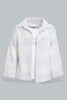 Redtag-Orange-Check-Casual-Shirt-With-T-Shirt(2-In-1)-Casual-Shirts-Infant-Boys-3 to 24 Months