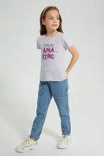 Load image into Gallery viewer, Redtag-Light-Wash-Front-Patch-Pocket-Jean-Colour:Light-Wash,-Filter:Girls-(2-to-8-Yrs),-Girls-Jeans,-New-In,-New-In-GIR,-Non-Sale,-S22A,-Section:Kidswear-Girls-2 to 8 Years
