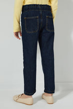 Load image into Gallery viewer, Redtag-Denim-Blue-Front-Patch-Pocket-Jean-Colour:Denim,-Filter:Girls-(2-to-8-Yrs),-Girls-Jeans,-New-In,-New-In-GIR,-Non-Sale,-S22A,-Section:Kidswear-Girls-2 to 8 Years
