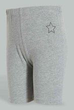 تنزيل الصورة على معرض الصور، Redtag-Multi-Colored-Assorted-2-Pk-Boxer-Shorts-Legging-Leggings-Girls-2 to 8 Years

