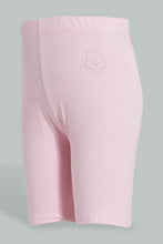 Load image into Gallery viewer, Redtag-Multi-Colored-Assorted-2-Pk-Boxer-Shorts-Legging-Leggings-Girls-2 to 8 Years
