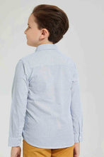 Load image into Gallery viewer, Redtag-White-Printed-Shirt-With-Pocket-Square-Casual-Shirts-Boys-2 to 8 Years
