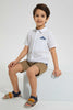 Redtag-White-Short-Sleeve-Pocket-Square-Shirt-Casual-Shirts-Boys-2 to 8 Years