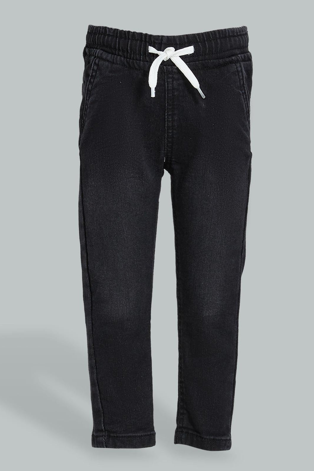 Redtag-Charcoal-Pull-On-Denim-Pant-Colour:Charcoal,-Filter:Infant-Boys-(3-to-24-Mths),-Infant-Boys-Jeans,-New-In,-New-In-INB,-Non-Sale,-S22B,-Section:Kidswear-Infant-Boys-3 to 24 Months