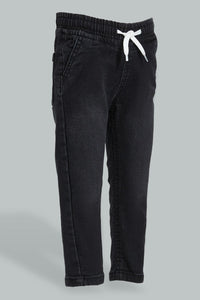 Redtag-Charcoal-Pull-On-Denim-Pant-Colour:Charcoal,-Filter:Infant-Boys-(3-to-24-Mths),-Infant-Boys-Jeans,-New-In,-New-In-INB,-Non-Sale,-S22B,-Section:Kidswear-Infant-Boys-3 to 24 Months