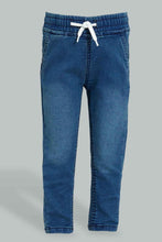 Load image into Gallery viewer, Redtag-Light-Wash-Pull-On-Denim-Pant-Colour:Darkwash,-Filter:Infant-Boys-(3-to-24-Mths),-Infant-Boys-Jeans,-New-In,-New-In-INB,-Non-Sale,-S22B,-Section:Kidswear-Infant-Boys-3 to 24 Months
