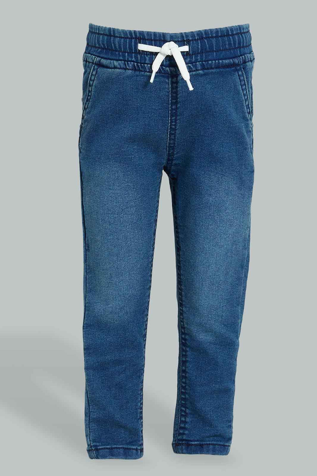 Redtag-Light-Wash-Pull-On-Denim-Pant-Colour:Darkwash,-Filter:Infant-Boys-(3-to-24-Mths),-Infant-Boys-Jeans,-New-In,-New-In-INB,-Non-Sale,-S22B,-Section:Kidswear-Infant-Boys-3 to 24 Months