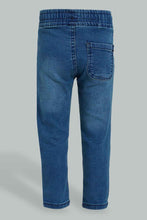 Load image into Gallery viewer, Redtag-Light-Wash-Pull-On-Denim-Pant-Colour:Darkwash,-Filter:Infant-Boys-(3-to-24-Mths),-Infant-Boys-Jeans,-New-In,-New-In-INB,-Non-Sale,-S22B,-Section:Kidswear-Infant-Boys-3 to 24 Months
