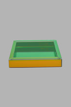Load image into Gallery viewer, Redtag-Green-Glass-Decorative-Tray-Trays-Home-Decor-
