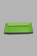 Load image into Gallery viewer, Redtag-Green-Glass-Decorative-Tray-Trays-Home-Decor-
